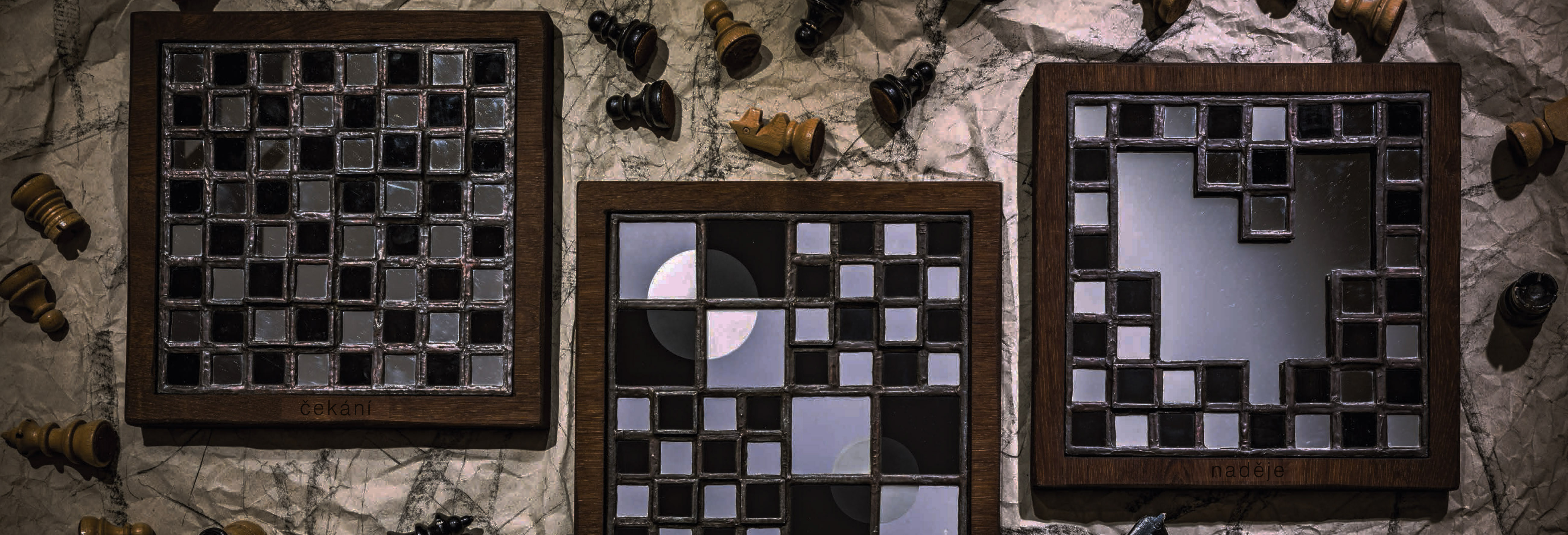 Srdcadlení - kniha uměleckořemeslné poezie, sklenářského výtvarníka a restaurátora vitráží  Petra Coufala