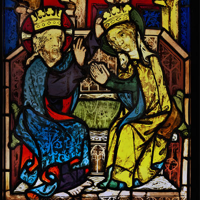 THE „CROWNING OF THE VIRGIN MARY“, THE CHURCH OF ST. BARTHOLOMEW IN THE KOLÍN, 14TH CENTURY, RESTORED 1971, 2011