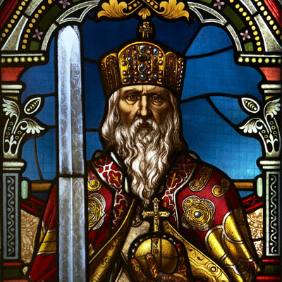 STAINED GLASS FROM THE CHURCH OF SAINTS CYRIL AND METHODIUS (PRAGUE – KARLÍN) 1885/1888, RESTORED 2003/2006