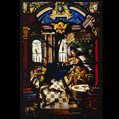 COLLECTION OF RENAISSANCE AND BAROQUE STAINED GLASS FROM THE DEPOT OF THE STATE CHATEAU NÁCHOD, RESTORED 2001/2002